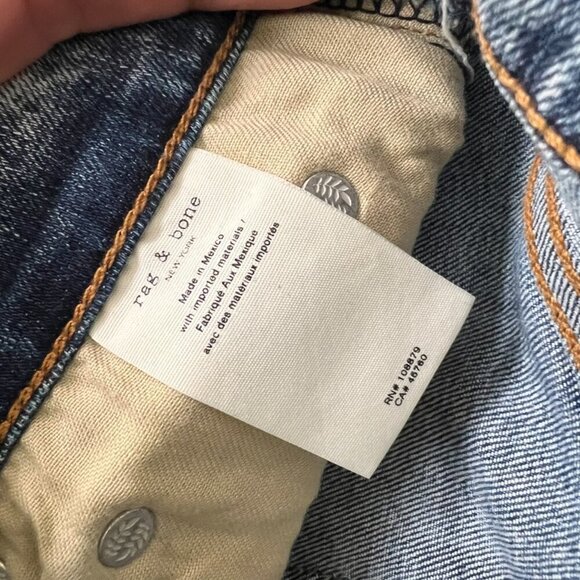 rag & bone  NINA HIGH- RISE ANKLE FLARE jeans size 27 - Picture 5 of 6